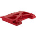 Cambro VCS32CNT158 Hot Red Connector for Connecting Versa Carts to Versa Food Bars / Work Tables Main Thumbnail 3