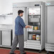 Avantco A Plus AP-49R 55 1/4" Stainless Steel Solid Door Reach-In Refrigerator Main Thumbnail 1