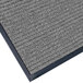 A Lavex gray indoor entrance mat with black trim.