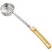 Choice 3 oz. Ivory Solid Portion Spoon Main Thumbnail 2