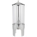 Vollrath 46285 2 Gallon New York, New York Cold Beverage / Juice Dispenser with Chrome Accents Main Thumbnail 3