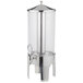 Vollrath 46285 2 Gallon New York, New York Cold Beverage / Juice Dispenser with Chrome Accents Main Thumbnail 4