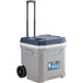 Igloo 34696 MaxCold Latitude 60 Qt. Gray Cooler with Wheels and Telescoping Handle Main Thumbnail 4