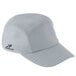 A gray Headsweats 5-panel cap with a logo on it.