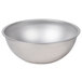 A silver bowl on a white background.