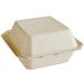 A white square container with a lid.