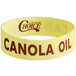 Choice "Canola" Silicone Squeeze Bottle Label Band for 16, 20, and 24 oz. Standard & Wide Mouth Bottles Main Thumbnail 3