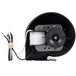 A black Main Street Equipment blower motor with a wire and cord.