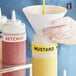 Choice "Mustard" Silicone Squeeze Bottle Label Band for 16, 20, and 24 oz. Standard & Wide Mouth Bottles Main Thumbnail 1