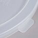Cambro RFSC12PP190 Translucent Lid for Cambro Translucent 12, 18, and 22 Qt. Round Containers Main Thumbnail 3