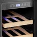 An AvaValley commercial wine cooler with a digital display.