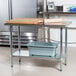 Advance Tabco GLG-244 24" x 48" 14 Gauge Stainless Steel Work Table with Galvanized Undershelf Main Thumbnail 4