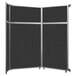 Versare Black Operable Wall Folding Room Divider Main Thumbnail 1
