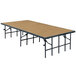 National Public Seating S3624HB Single Height Hardboard Portable Stage - 36" x 96" x 24" Main Thumbnail 1