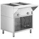 ServIt Two Pan Sealed Well Electric Steam Table with Partially Enclosed Base - 120V, 1000W Main Thumbnail 2