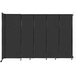 A black Versare StraightWall wall-mounted room divider with a black border.