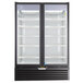 Beverage-Air LV49HC-1-B LumaVue 52" Black Refrigerated Glass Door Merchandiser with LED Lighting Main Thumbnail 3