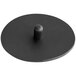 A black cylindrical rubber backflush disk.