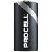 A black Duracell Procell battery with white text.