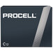 A black box with white text and a white and grey Duracell Procell C battery logo.