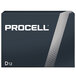 A black rectangular Duracell Procell D battery box with white text.