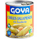 A can of Goya whole pickled jalapeno peppers.