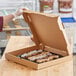 Choice 16" x 16" x 2" Kraft Corrugated Plain Bakery Box - 50/Case Main Thumbnail 1