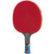 A close-up of a Stiga Nitro table tennis paddle with a red handle.