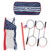 A Triumph badminton set with rackets and a bag.