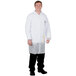 A man wearing a white Cordova lab coat.