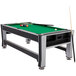 A Triumph 3-in-1 Swivel Game Table with pool balls on it.