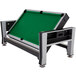 A Triumph 3-in-1 Swivel Game Table with a green felt top.