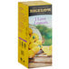 A yellow box of Bigelow I Love Lemon Herbal Tea Bags.