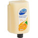 A white box of 6 Dial Radiant Citrus conditioner refills with orange and leaves on the label.