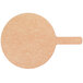 American Metalcraft 10" Round Pressed Natural Pizza Peel with 5" Handle MP1015 Main Thumbnail 2