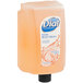 A case of 6 orange Dial Eco Smart Hair and Body Wash refill bottles.