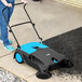 Lavex Industrial 32" 7.9 Gallon Outdoor Manual Sweeper Main Thumbnail 5