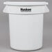 A white Continental Huskee ingredient storage bin with flat top lid and black text.