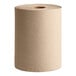 A Lavex 10" natural kraft hardwound paper towel roll on a white background.