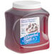 A plastic container of J. Hungerford Smith Cherry Dessert Topping.