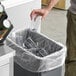 Li'l Herc Standard-Duty Clear 33 Gallon Low Density Can Liner / Trash Bag 0.75 Mil 33" x 39" - 250/Case Main Thumbnail 1