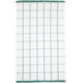 A white and green checkered Monarch Brands kitchen towel.
