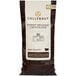 A bag of Callebaut Recipe 811 dark chocolate callets.