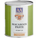 A can of American Almond Macaroon Paste with a white label.