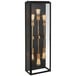 Kalco Ashland Large Wall Sconce with Matte Black and Sanded Gold Finish Main Thumbnail 1
