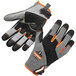 A pair of Ergodyne heavy-duty work gloves with orange and black accents.