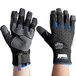 A pair of Ergodyne ProFlex thermal work gloves with blue and black accents.