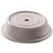 Cambro 95VS101 Versa Camcover 9 5/16" Antique Parchment Round Plate Cover - 12/Case Main Thumbnail 1