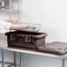 Cambro UPCS160131 Camcarrier S-Series® Dark Brown Top Loading 6" Deep Insulated Food Pan Carrier Main Thumbnail 4
