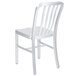 American Tables & Seating 57 Armless Slat Back Aluminum Chair Main Thumbnail 3
